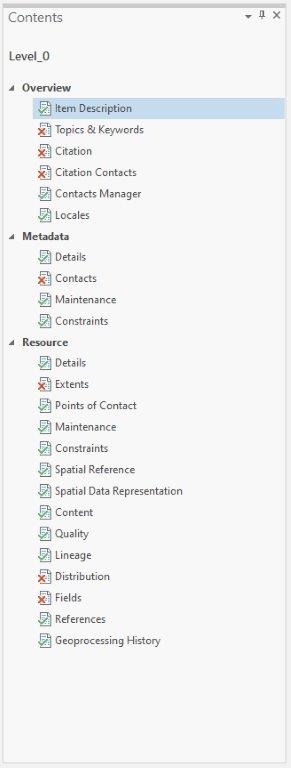 Metadata Block Menu